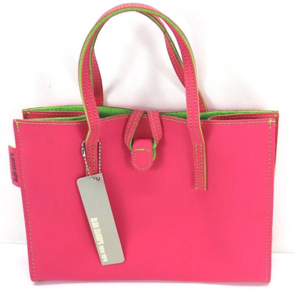 NWT ALAN STUART Mini Hand Purse w/ strap hook loop closure